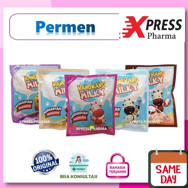 XPRESS  Nano Nano Permen Nanonano Milky