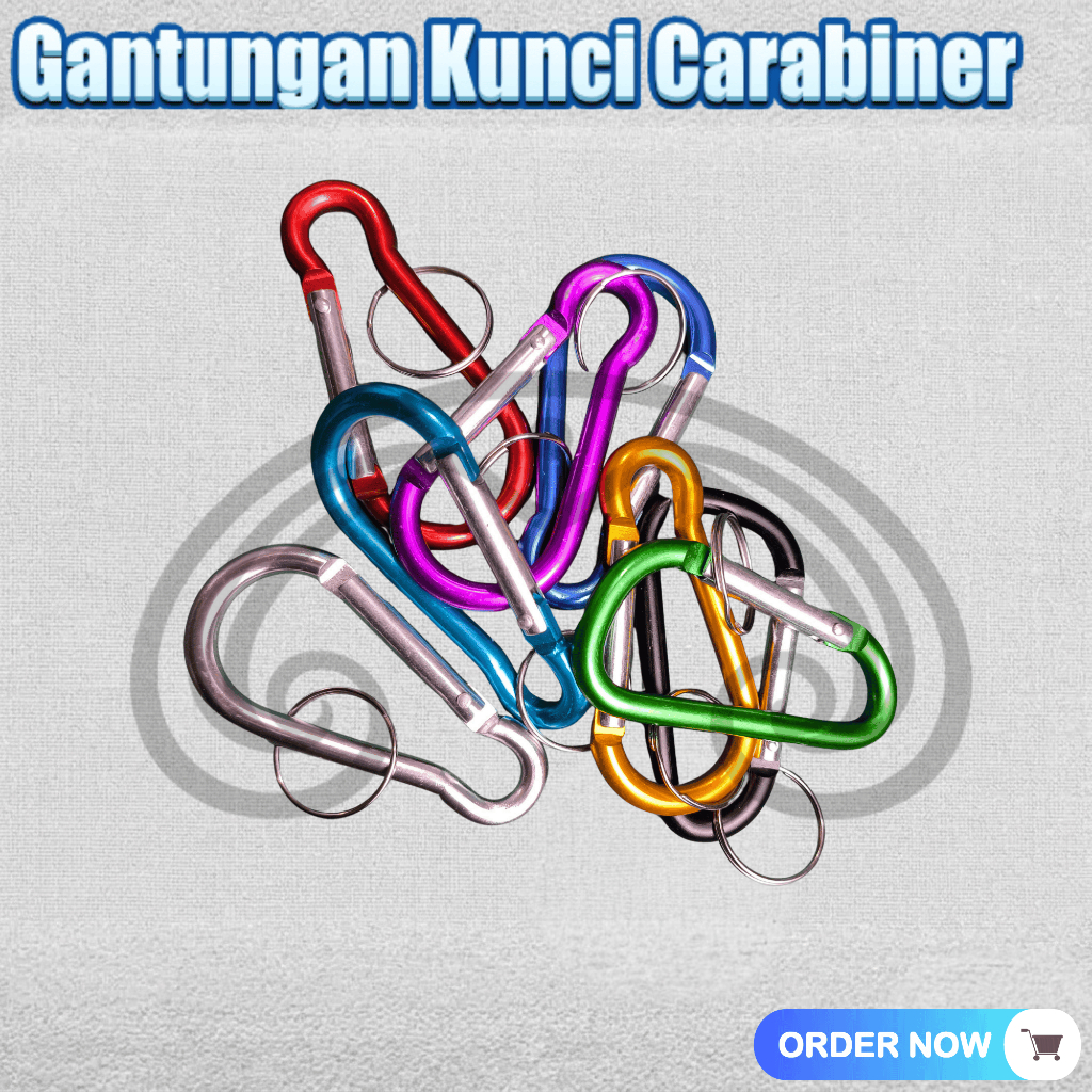 Carabiner Gantungan Kunci / Carabiner Hook | TERMURAH & BERKUALITAS