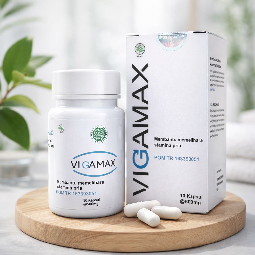 Obat Kuat VIGAMAX Original Untuk Pria Tahan Lama Bpom