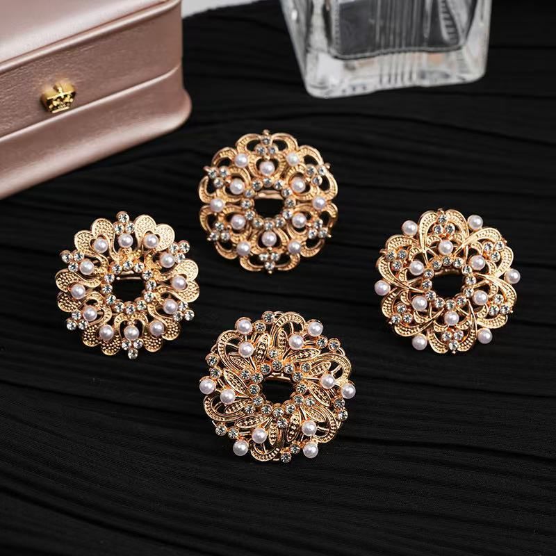Ring hijab/Ring jilbab mutiara/Bross cincin/Bros hijab