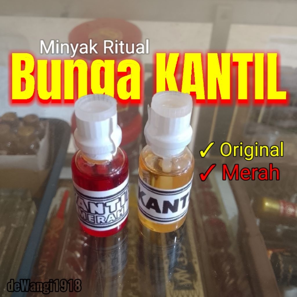 Minyak Kembang Bunga Kantil merah original segel