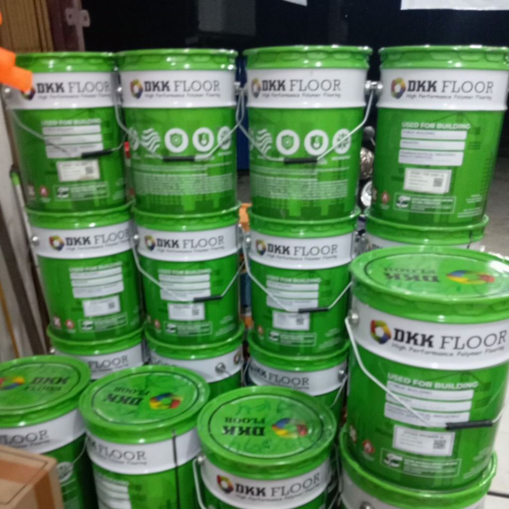 Cat lantai epoxy top coat DKK Floor