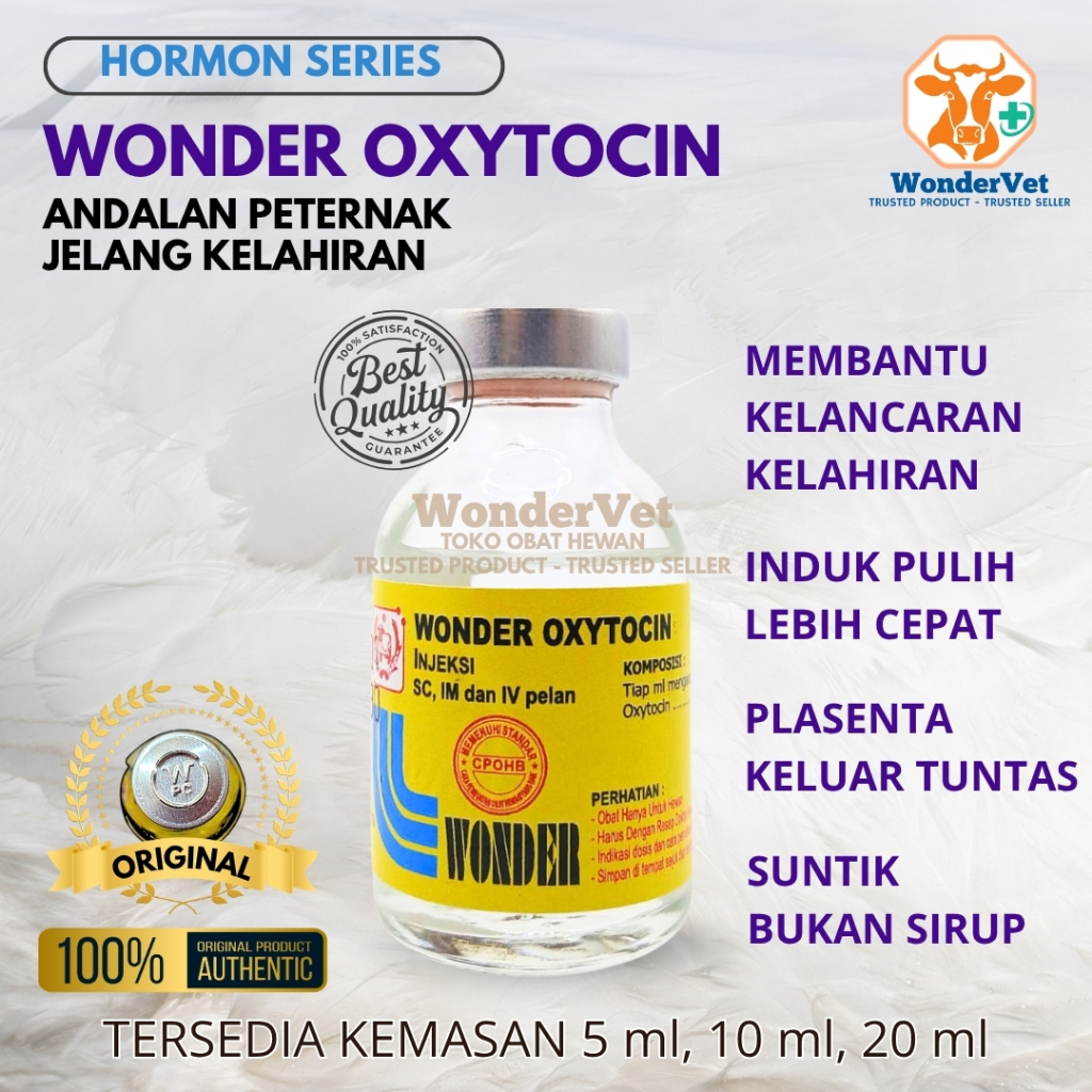 OXYTOCIN injeksi/suntik- bantu memperlancar kelahiran hewan - induksi hewan bunting lahiran