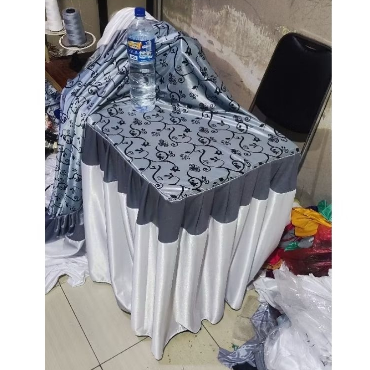 Taplak meja batik prasmanan model sambung
