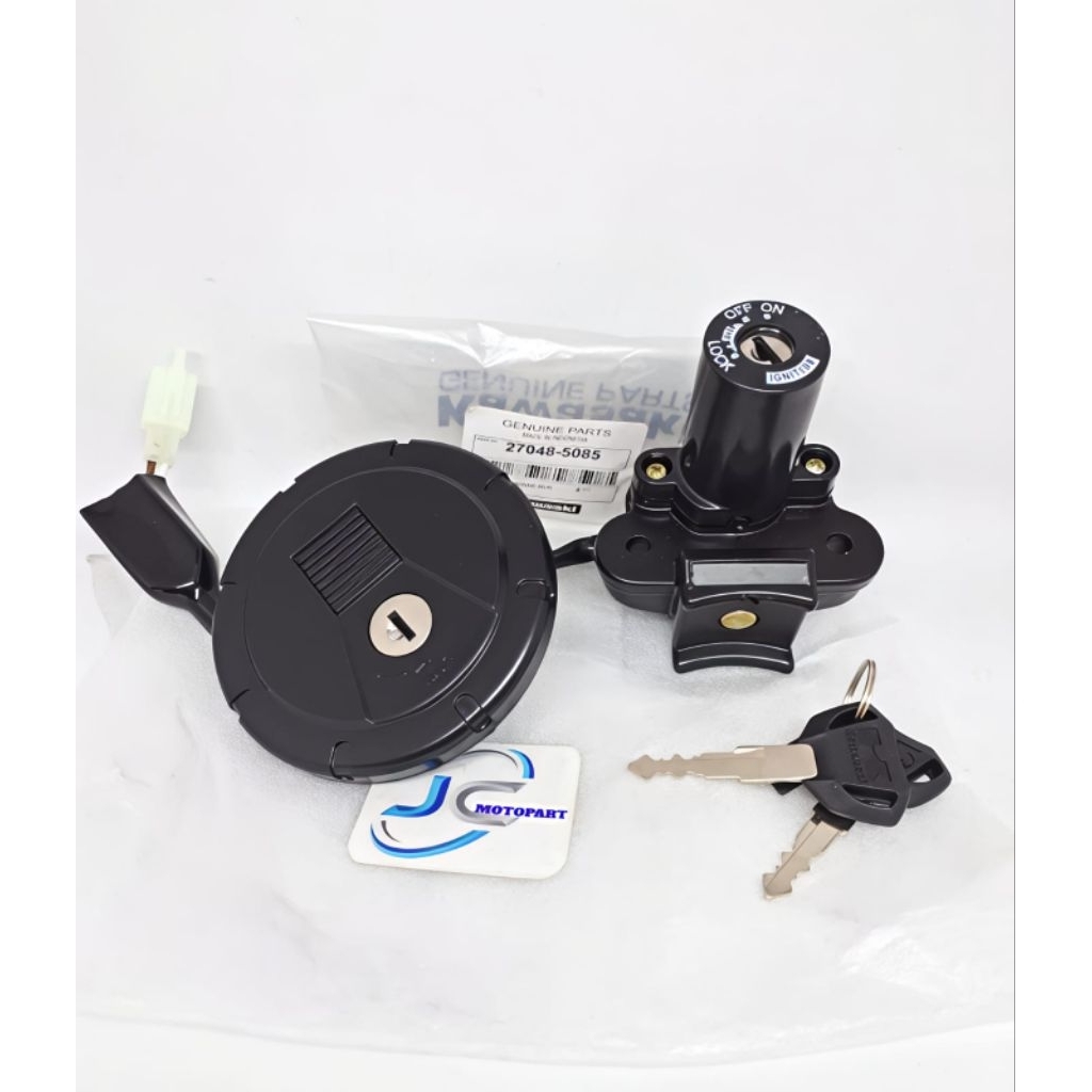 KUNCI KONTAK SET ASSY PLUS TUTUP TANGKI UNTUK MOTOR KAWASAKI KLX 150