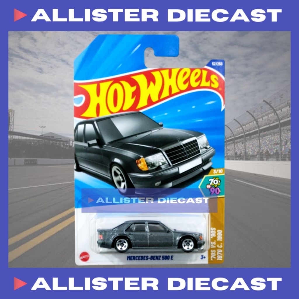 Hot Wheels Mercedes Benz 500E Abu Abu Hotwheels Mercedes Benz 500E Grey HW 70S VS 90S Hot Wheels Mer