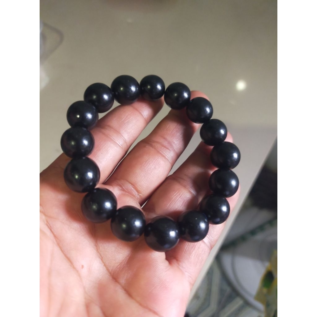 gelang tasbih kokka jawa hitam super kualitas 12mm /gelang murah kokka jawa asli