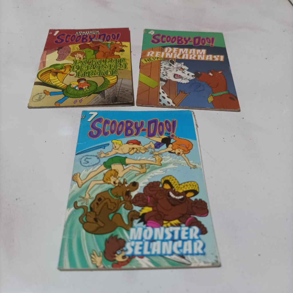 Paket Take All Vintage Original Komik Mini Scooby Doo Warna