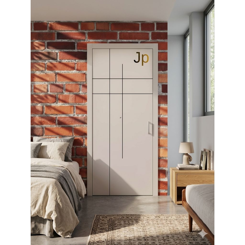 Pintu HMR Board Minimalis white