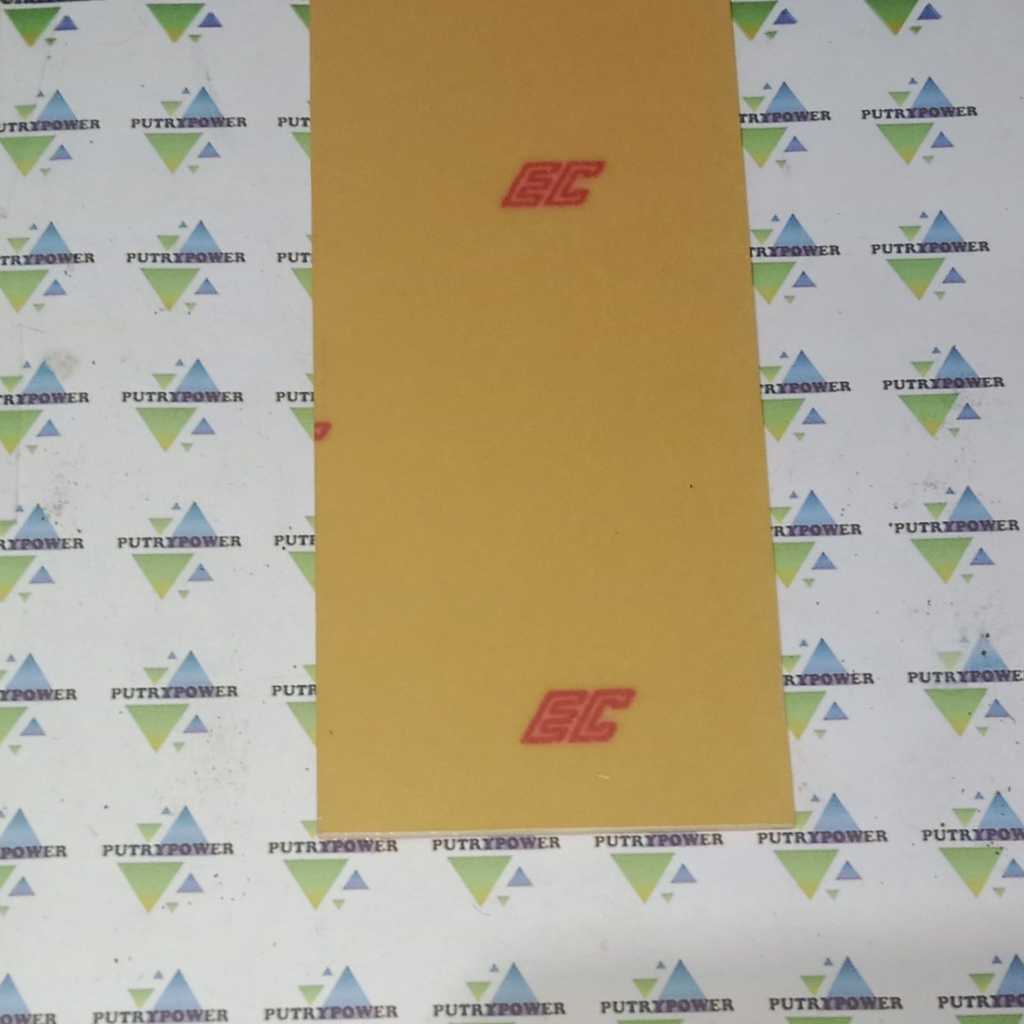 pcb polos EC KUNING 6cm X 60cm PERTINAK   polosan kosong kosongan  bisa buat tef tr final dan lainny