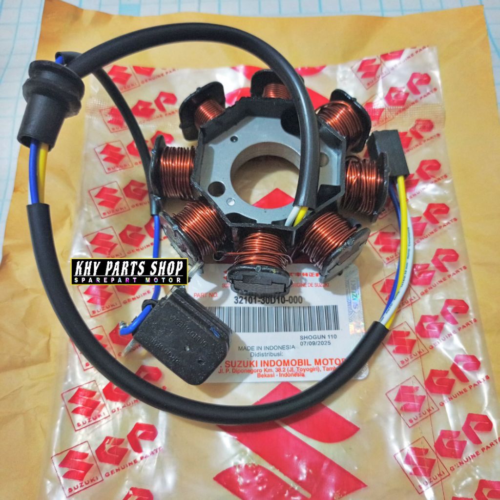 SPUL SPULL STATOR PLUS PULSER SUZUKI SHOGUN 110 / SHOGUN 110 OLD SGP