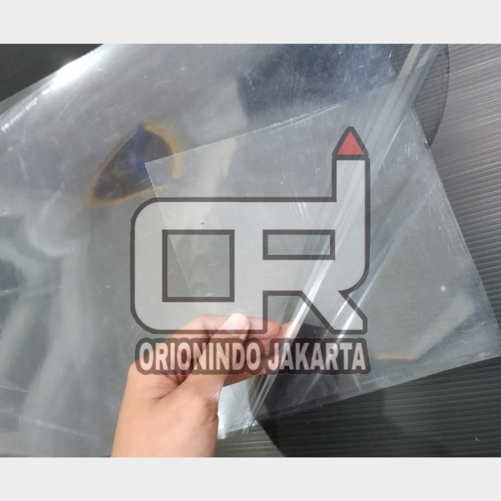 MIKA KAKU PVC KAKU TRANSPARAN LEMBARAN 1MM X 1M X 2M