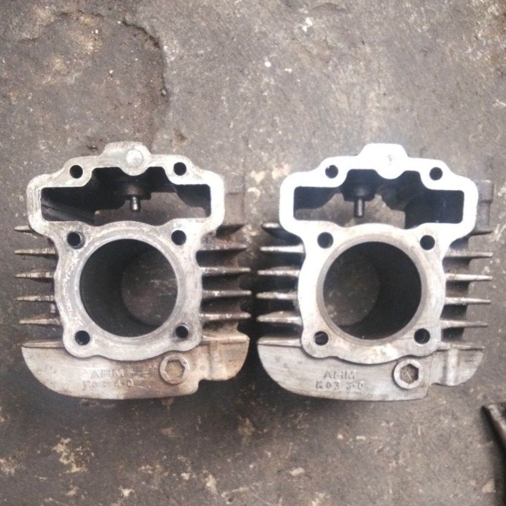 BLOK OS 50 (BAHAN) ORIGINAL HONDA REVO FIT FI INJEKSI KO3 AHM