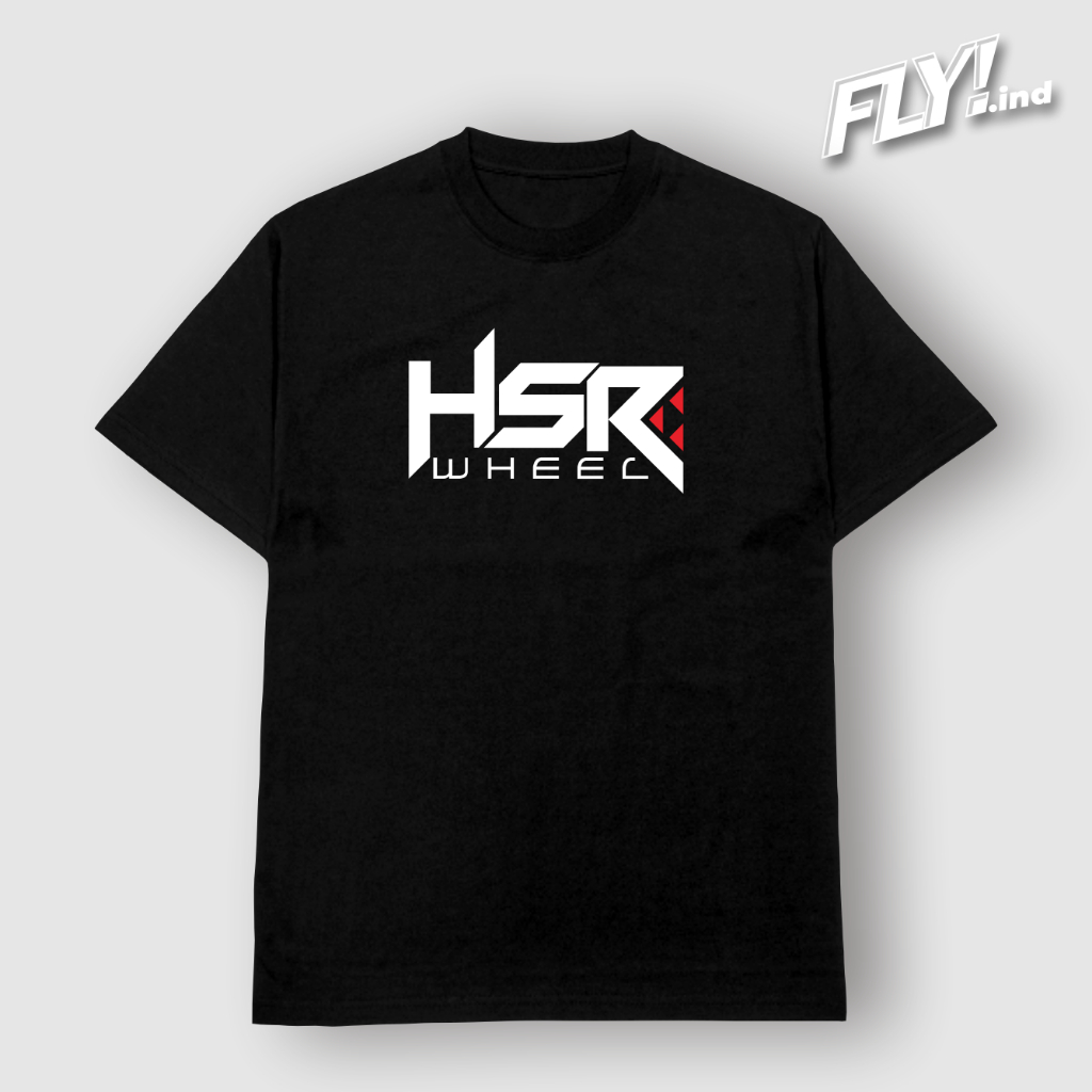 T-shirts Kaos Baju Logo HSR Wheel T-shirts Kaos Otomotif Kaos Distro