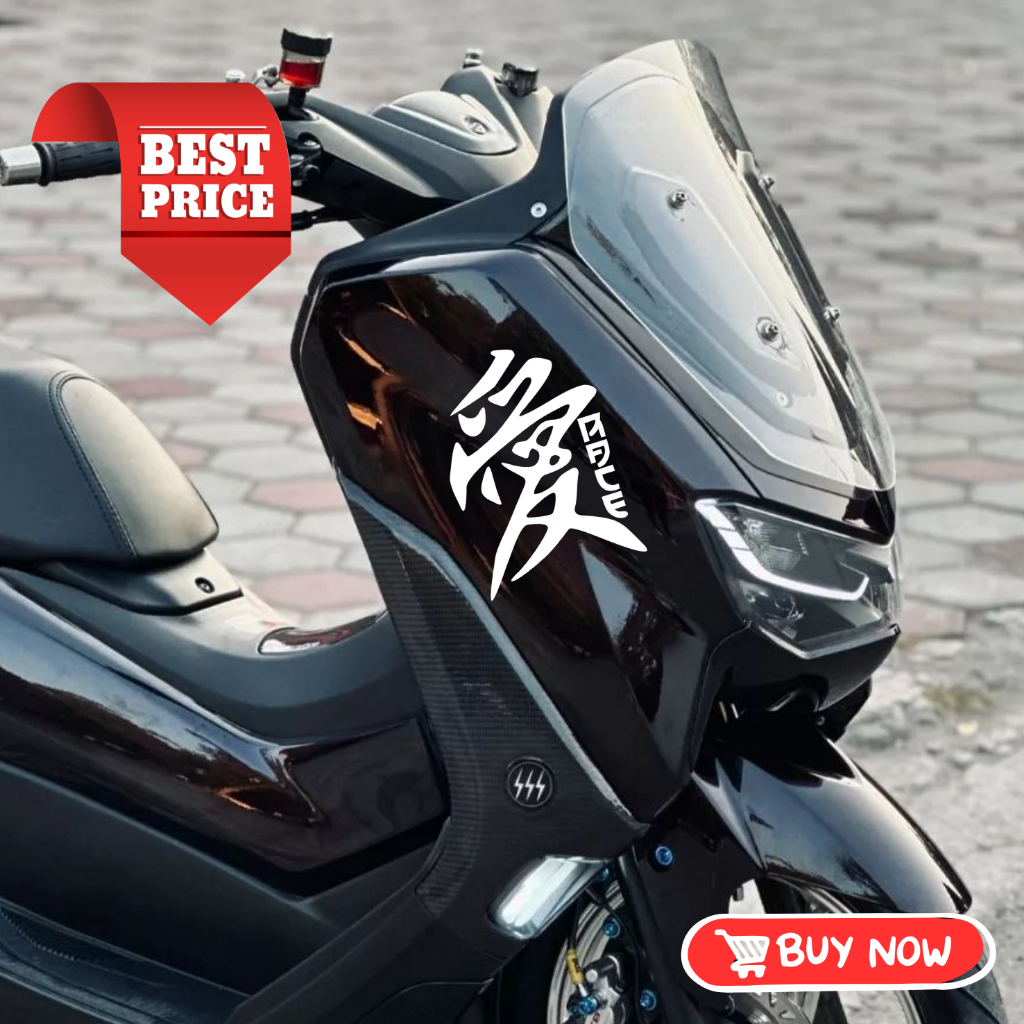 Stiker Kanji Hayabusa Tulisan Jepang Cocok Untuk Body Motor Vario Nmax Variasi Sticker Cutting Keren
