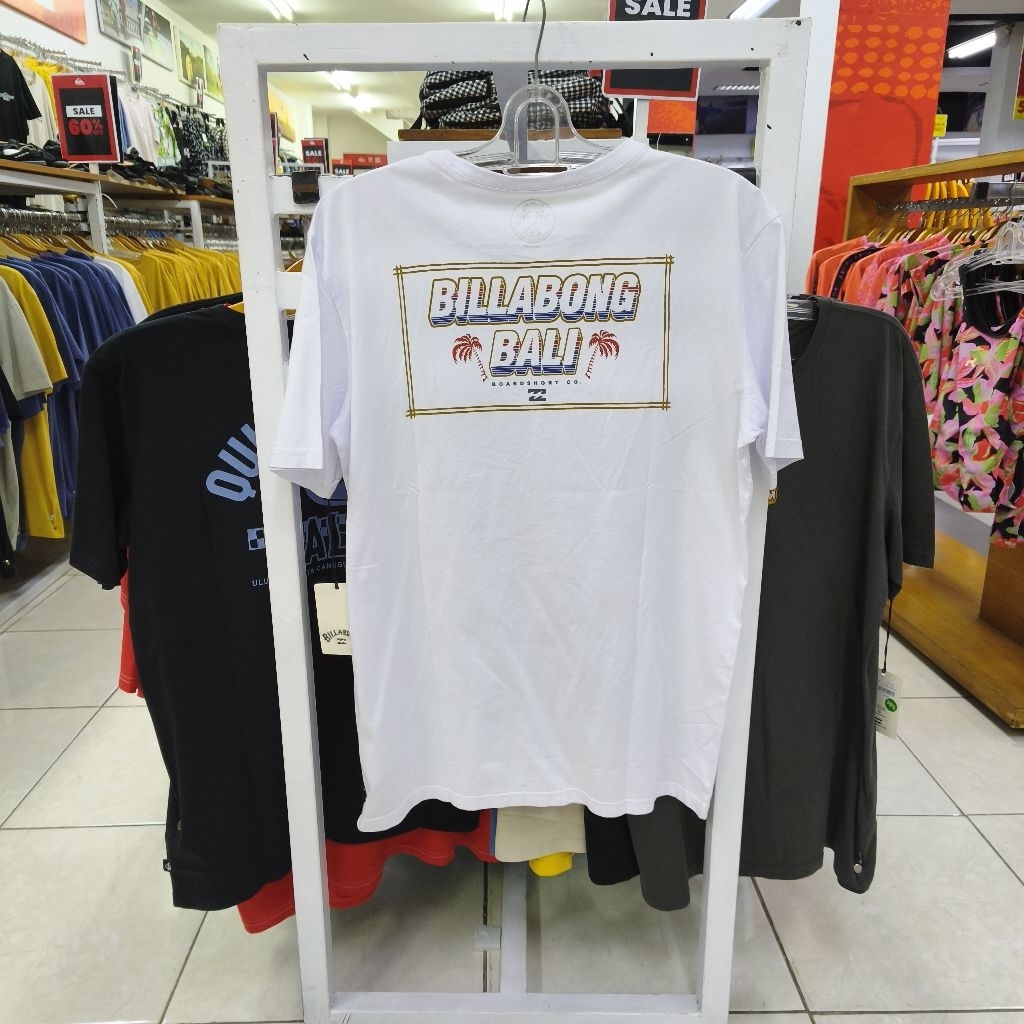 Kaos Billabong Bali Walled Tee White Original