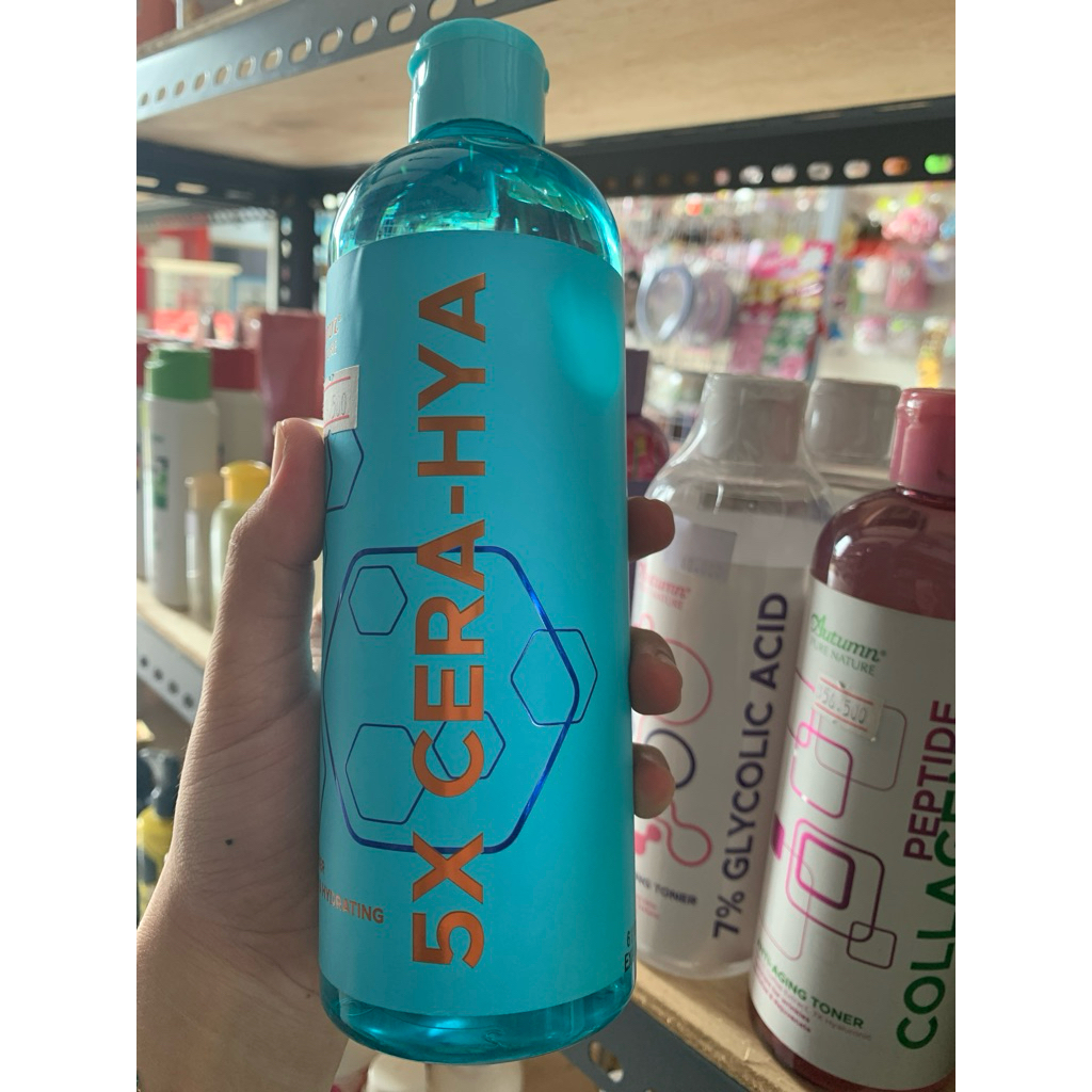 500ml Toner Melembabkan Kulit dengan 5X Ceramide & 7X Hyaluronic Acid