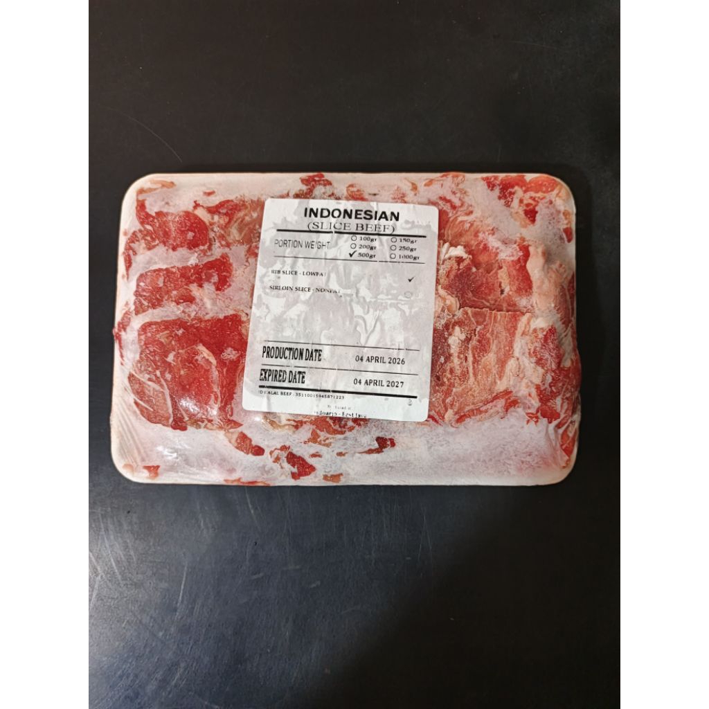 beef slice low fat