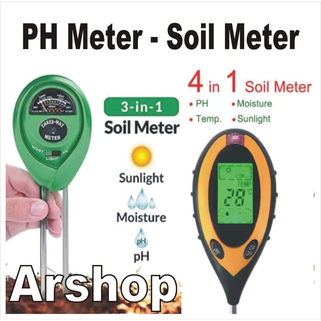 PH Meter 3in1 , Soil Meter , TDS Meter , Tes PH Tanah