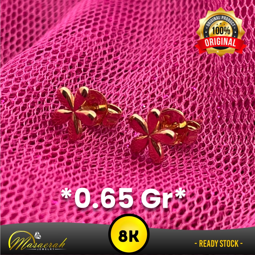 Anting Emas 8K - Toko Emas Gajah Saerah - 0.65 Gram 2688