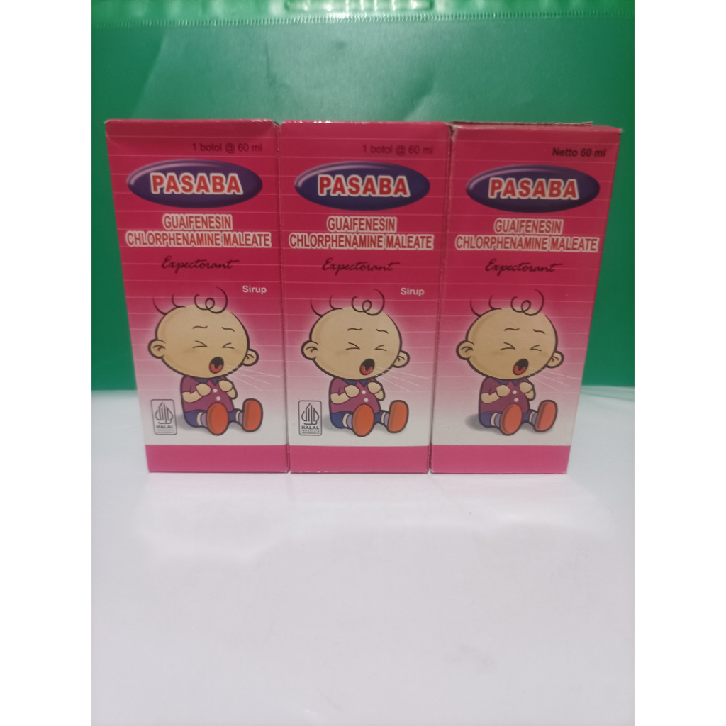 Pasaba Expectorant Sirup 60 Ml Untuk Batuk Berdahak anak