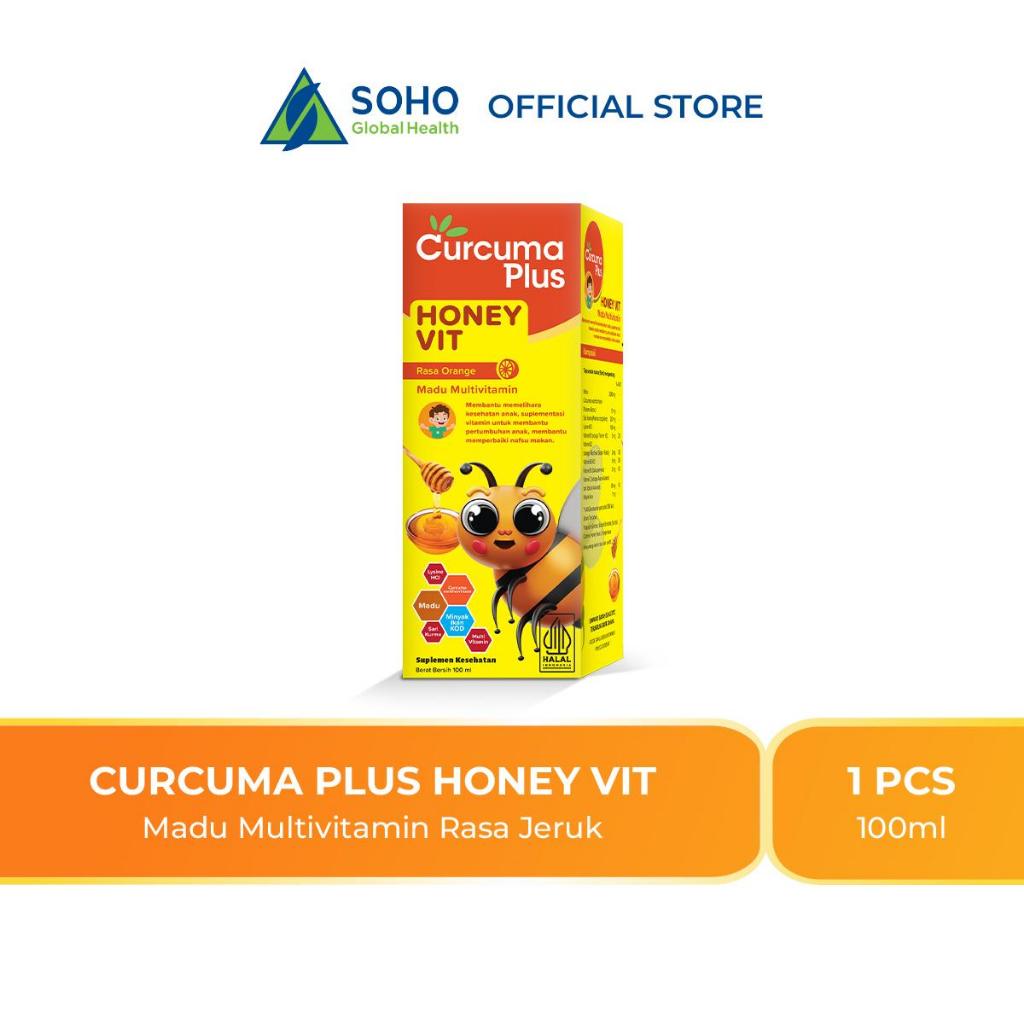 Curcuma Plus Honey Vit Sirup Multivitamin Anak Rasa Jeruk 100ml