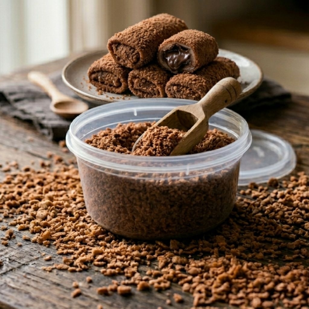 TEPUNG PANIR | Tepung Roti Coklat / Breadcrumbs Brown - 250gr & 500gr