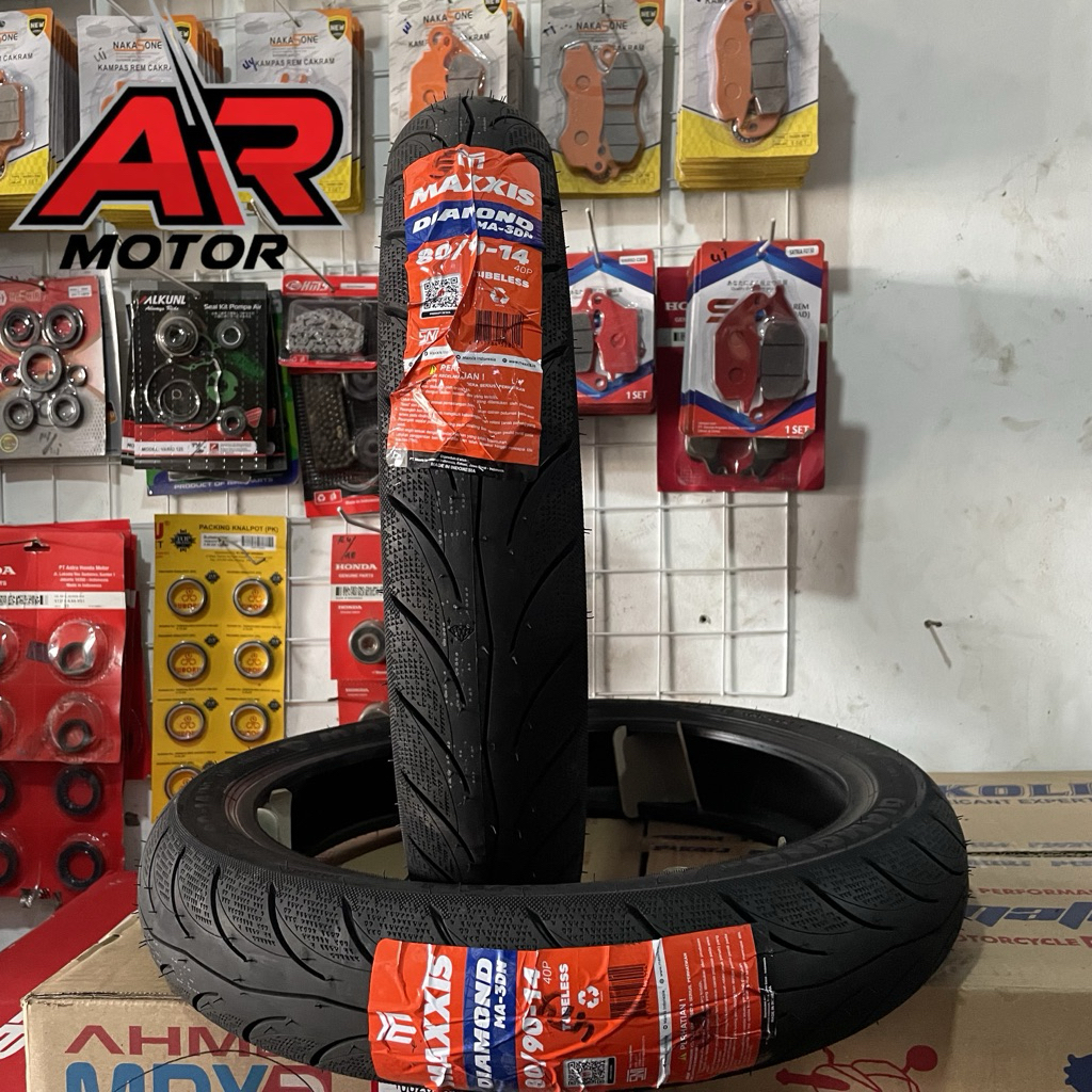 Ban Luar Maxxis Diamond Tubbless Ring 14 Ukuran 80/90-14 90/90-14 100/90-14, Ban Berkualitas dan Har