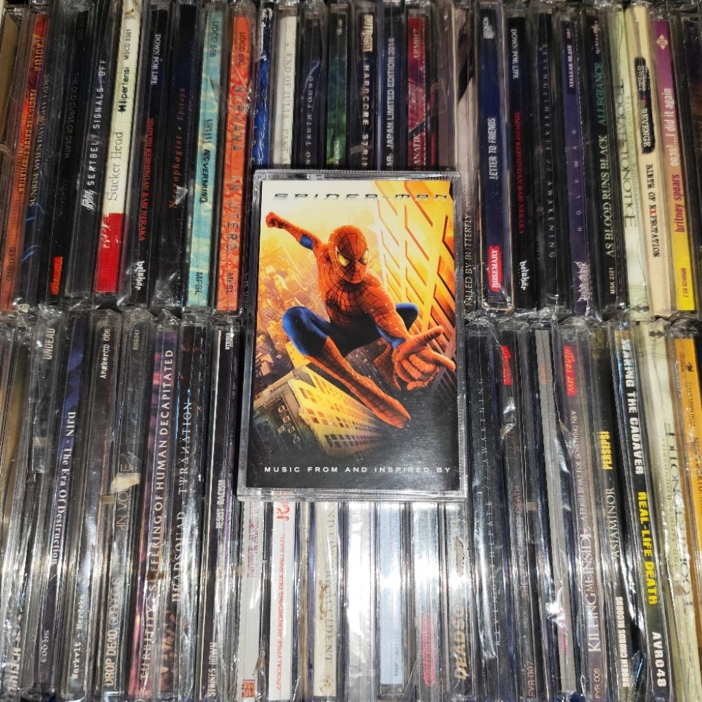 Kaset Soundtrack Spider Man - Sum 41, Corey Taylor, The Strokes, Chad Kroeger, The Hives