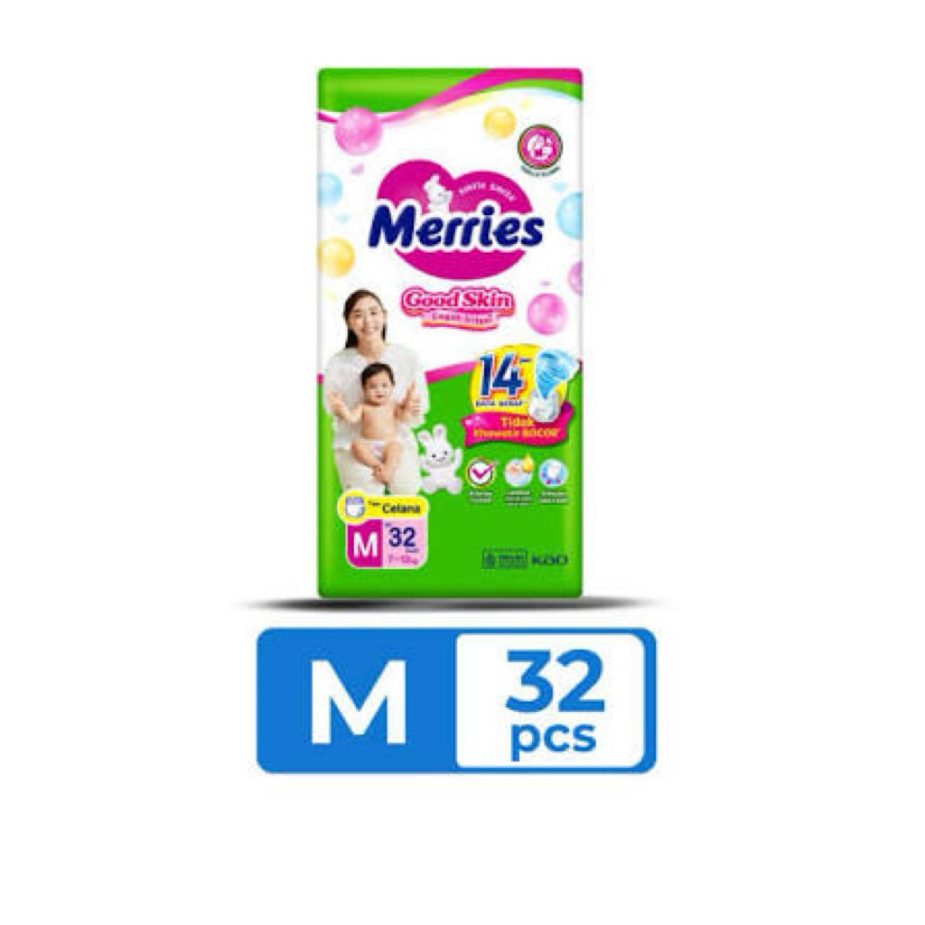 Makassar Merries Pants Good Skin M32 / Popok Merries
