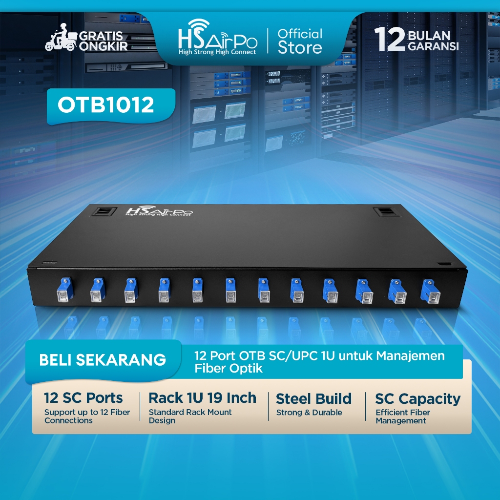 HSAirPo OTB1012  SC Pigtail Core OTB 12Core SC / Roset FO