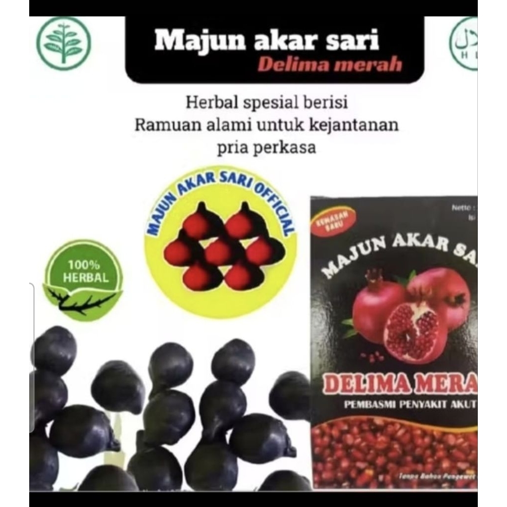 MAJUN AKAR SARI KOTAK HITAM