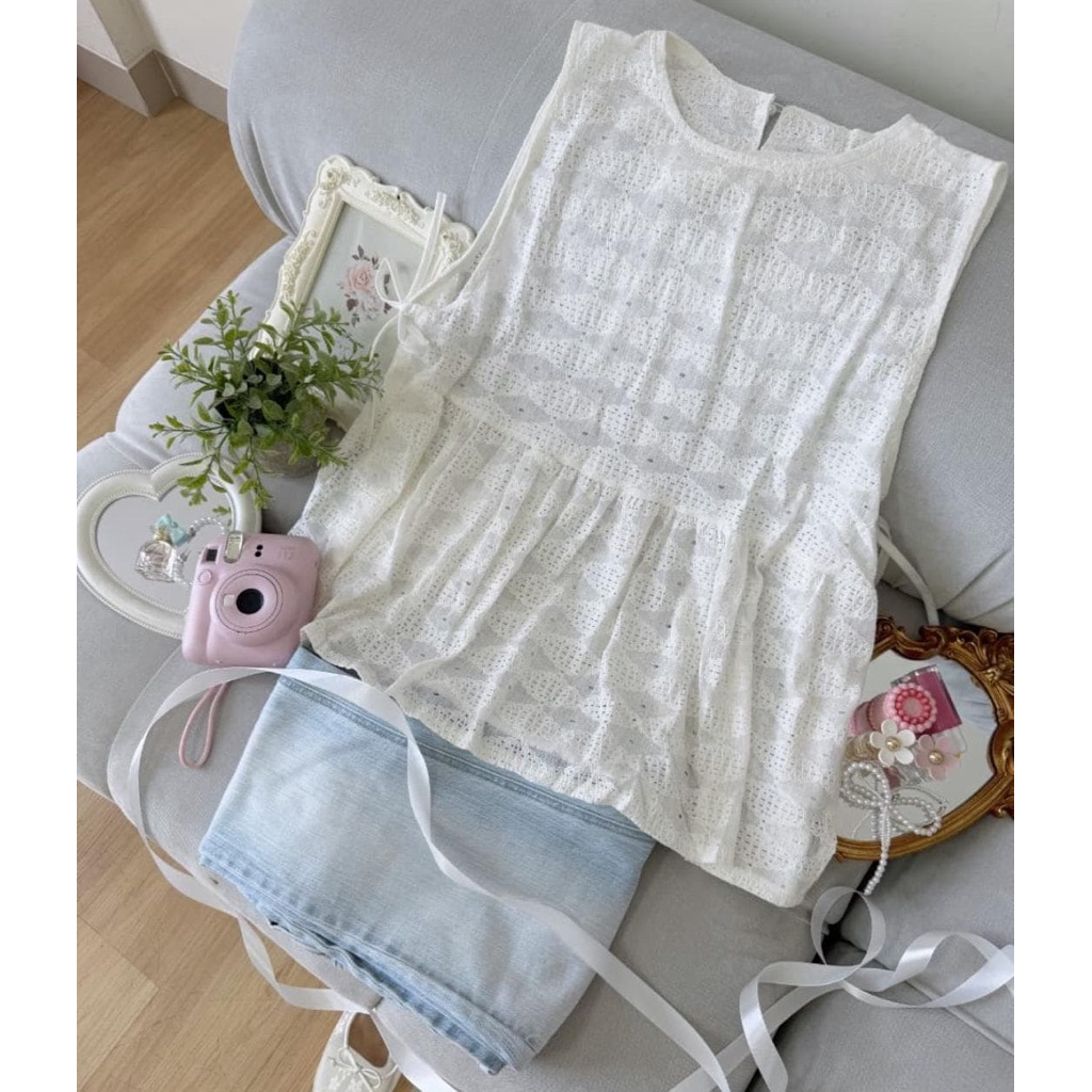 Vest Tali Brukat / Rompi tali brukat / Outer brukat tali