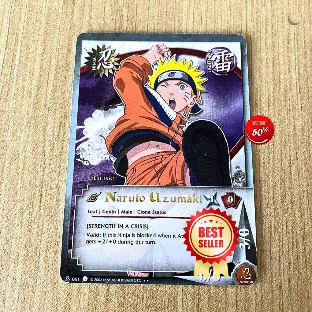 Kartu Naruto 2025 - Variasi Gambar 3, Cocok untuk Anak-Anak, Kartu Edukatif