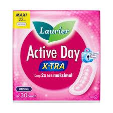 LAURIER ACTIVE DAY XTRA MAXI  22CM ISI 30 BUAH