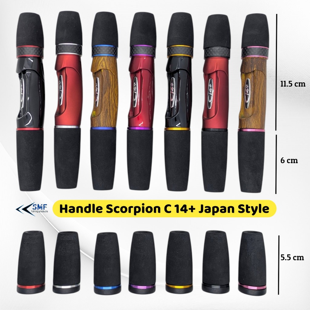 Handle Scorpion C14+ Japan Style Full Set / Handle Shimano Scorpion JS
