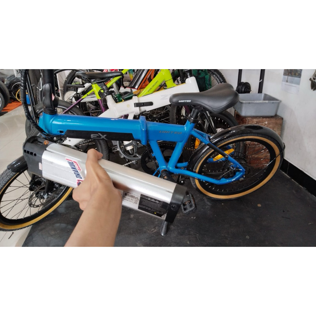 united ex sepeda lipat listrik ebike
