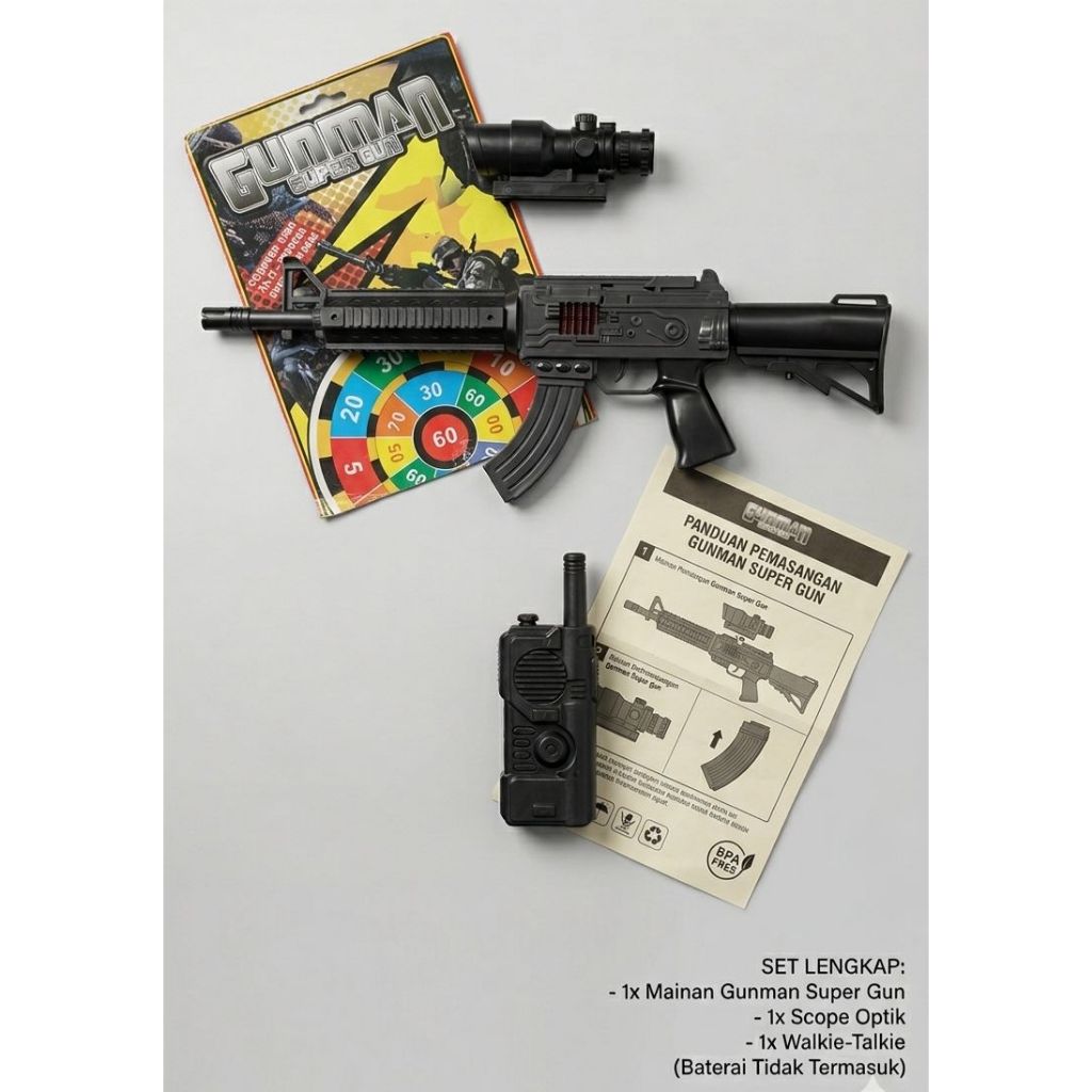 Senapang P88/Senapan DT4779/Senapan 2PG ppn/ Mainan Pistol anak