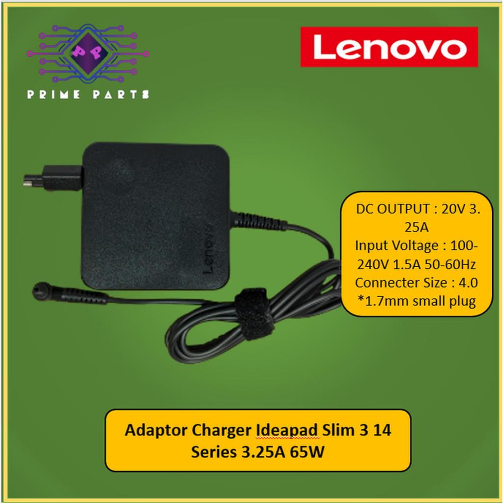 Adaptor Charger leno Ideapad Slim 3 14 Series 3.25A 65W ADP-65DWA ADP-65DWB  ADP-65DW BA, ADP-65DW C