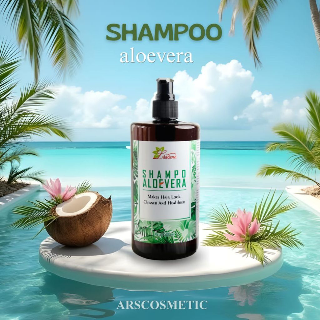 Shampoo Lidah Buaya Lila Dewi | Anti Rontok, Ketombe & Rambut Kusam