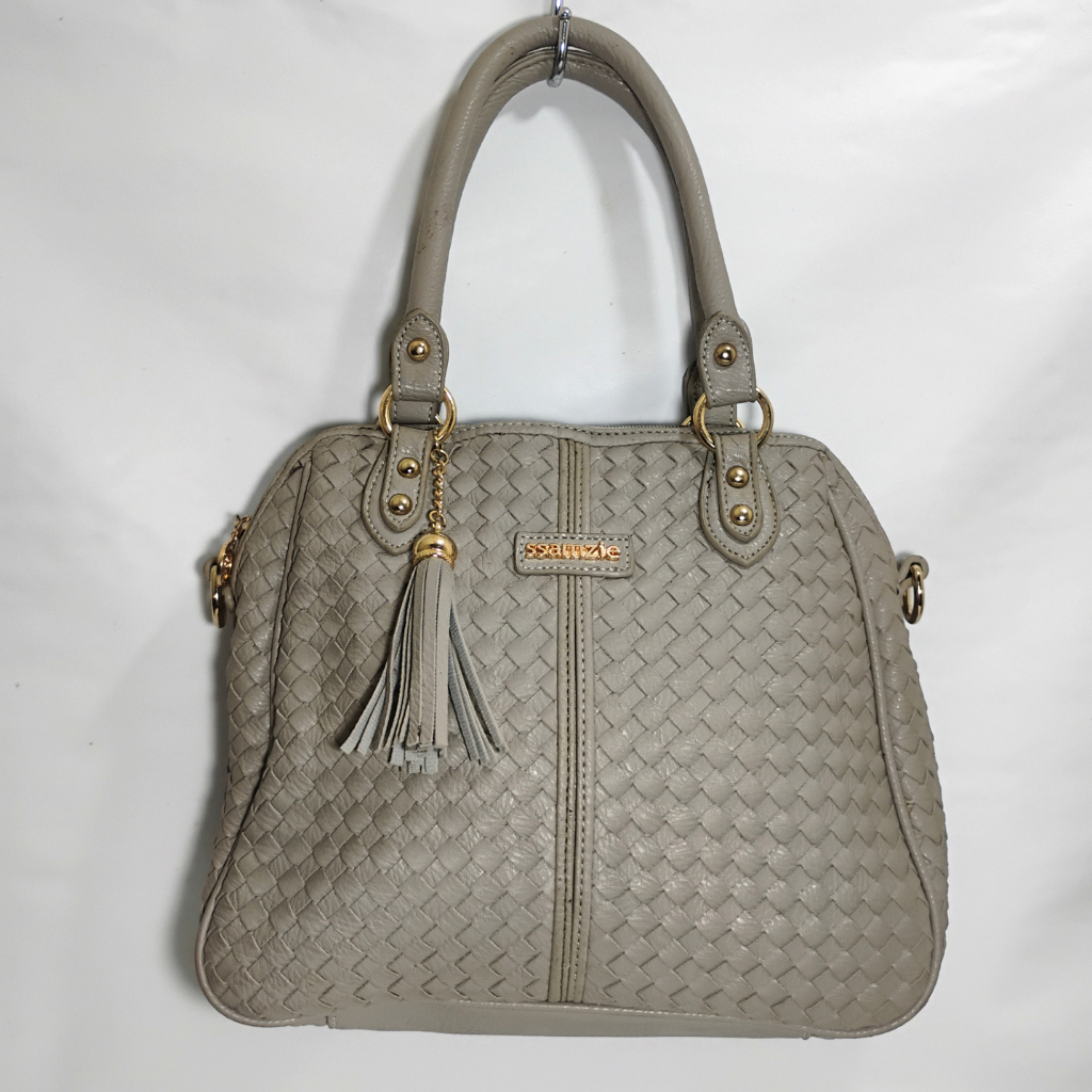 [PRELOVED] Tas Wanita Hand Bag Tas Tangan Top Handle Bag warna Abu - Ssamzie