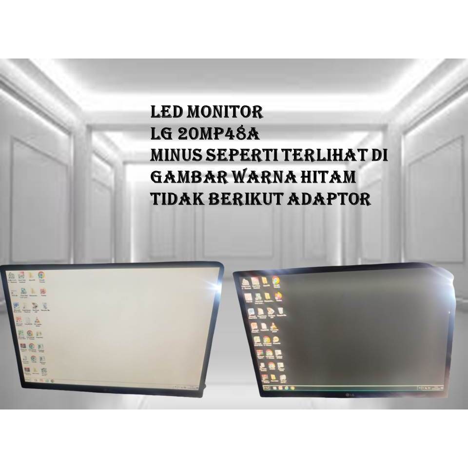 LED MONITOR MERK LG 20MP48A