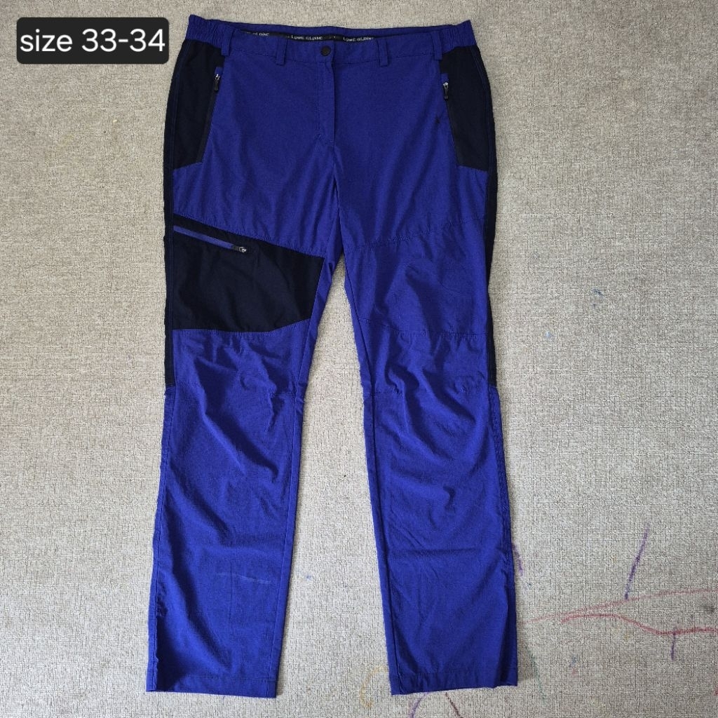 Celana outdoor/trekking lowe alpine size 33-34
