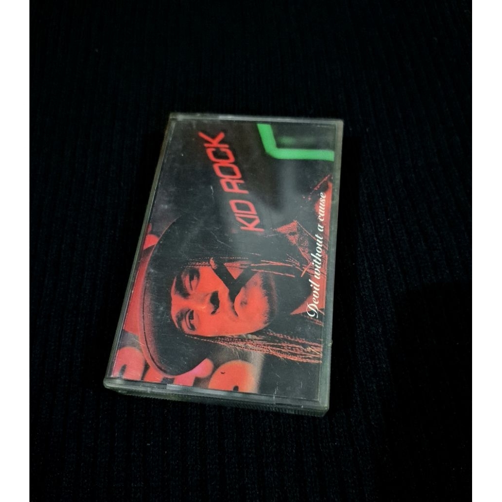 Kaset Pita KID ROCK - Devil Without A Cause || Cover No Coretan, Casing Kaset ada Nama Samar