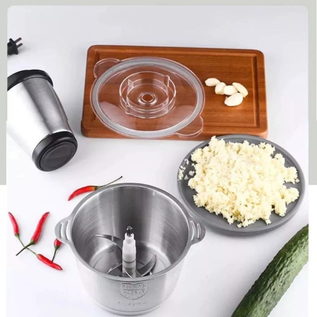 Chopper Daging Stainless 2Liter Blender Daging Stainless
