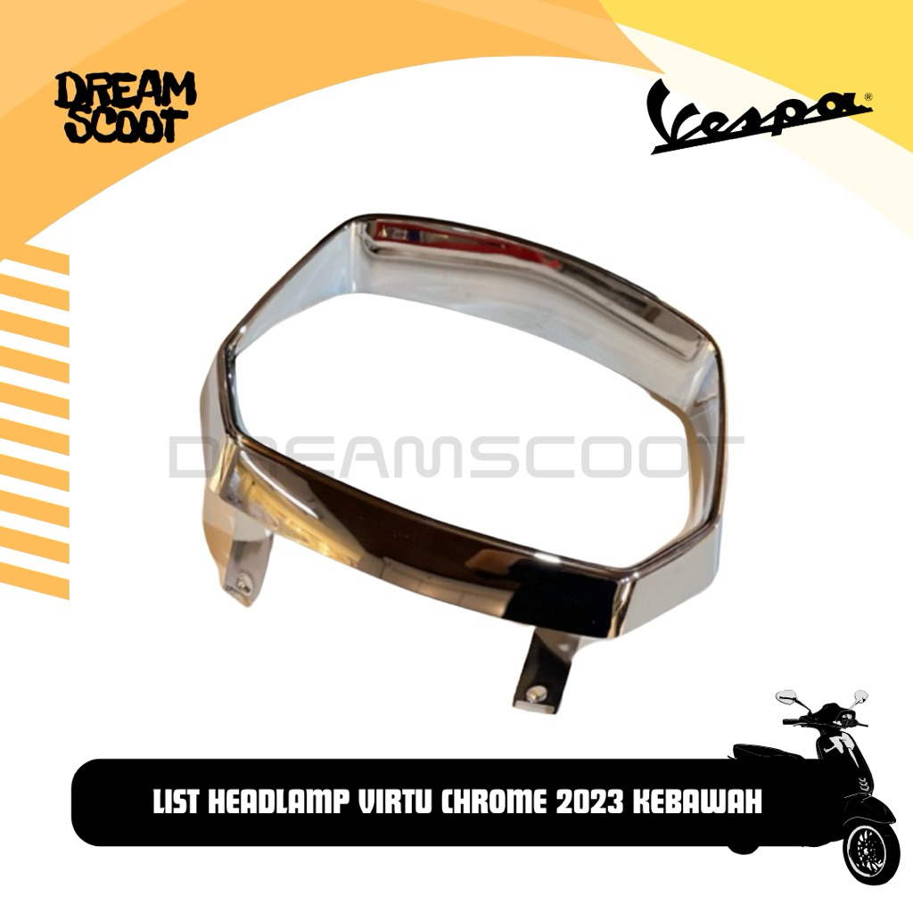 List Headlamp Virtu Sprint 2023 Kebawah Vespa Matic List Vespa Sprint Ring Headlamp Vespa