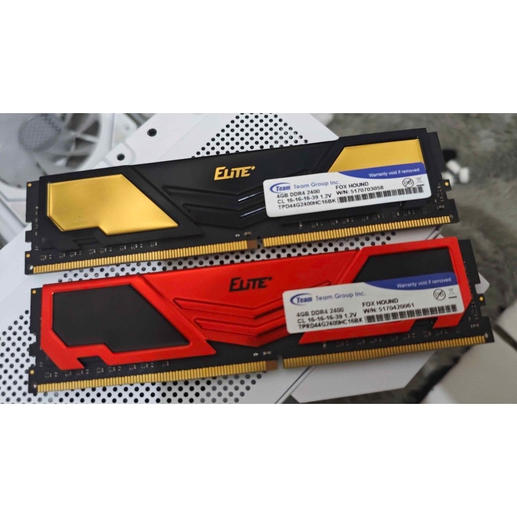 Ram teamgroup elite 8gb (4×2) ddr4 2400mhz