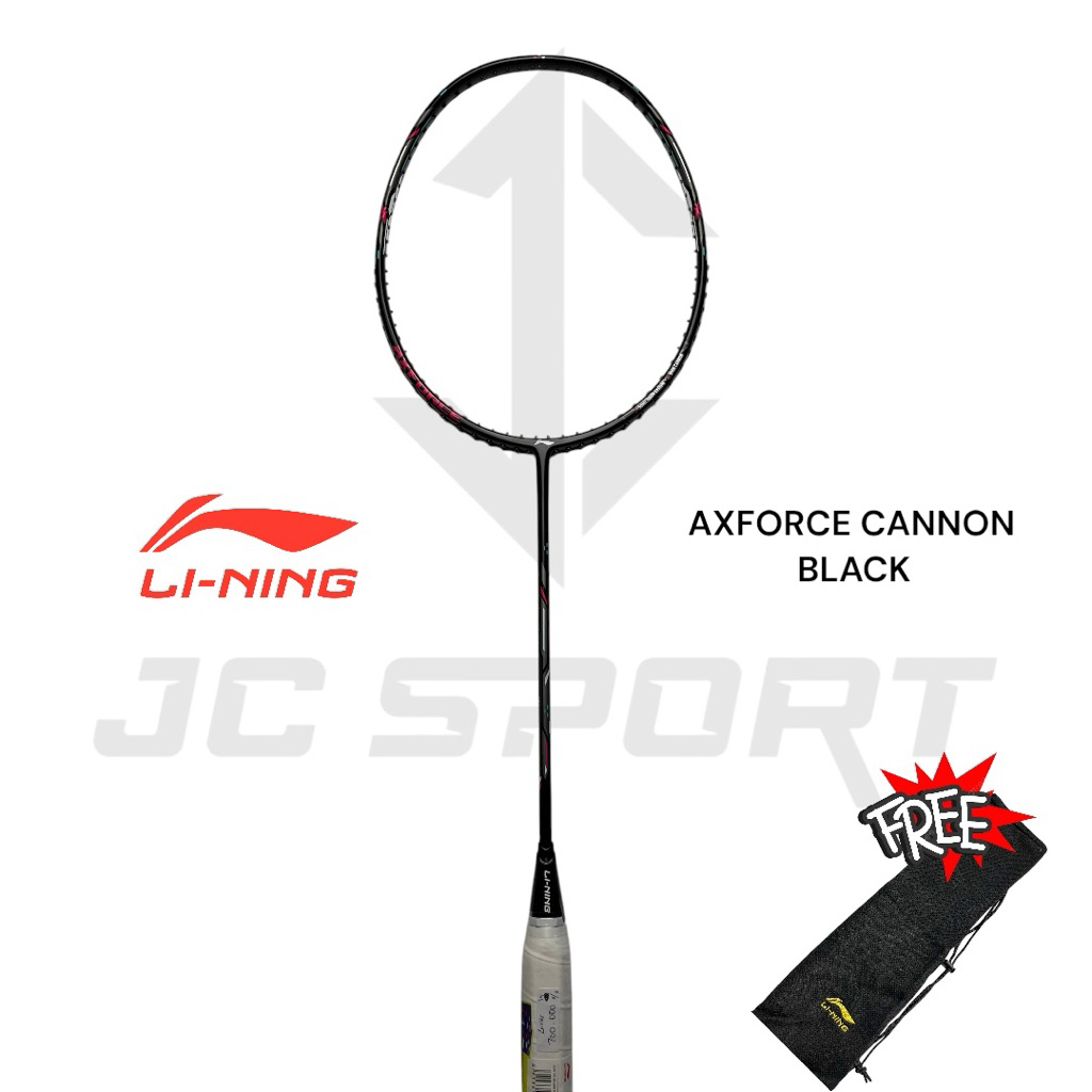 Raket Badminton Lining Axforce Cannon Black 4U