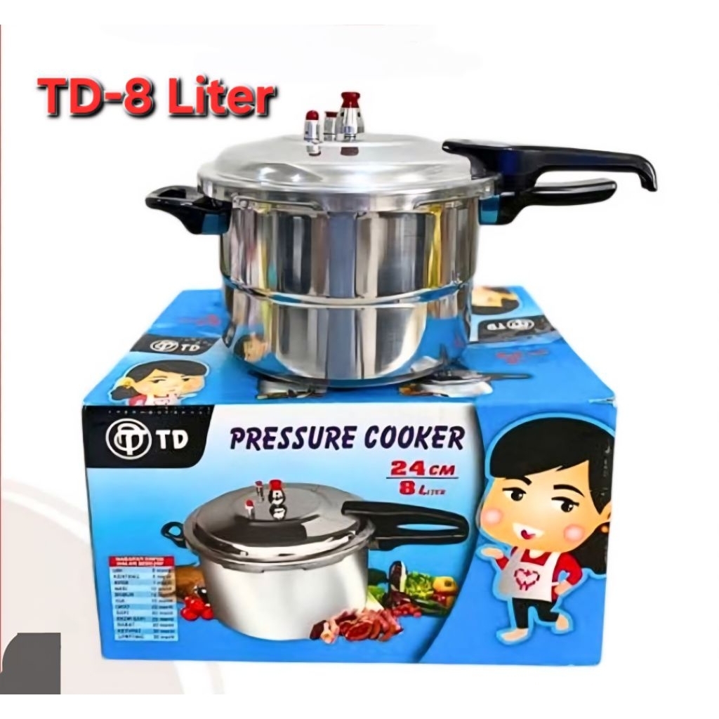 Panci Presto HC 8 liter / Panci Presto HC 4 liter / Panci Presto TD 8Liter. Alat masak.