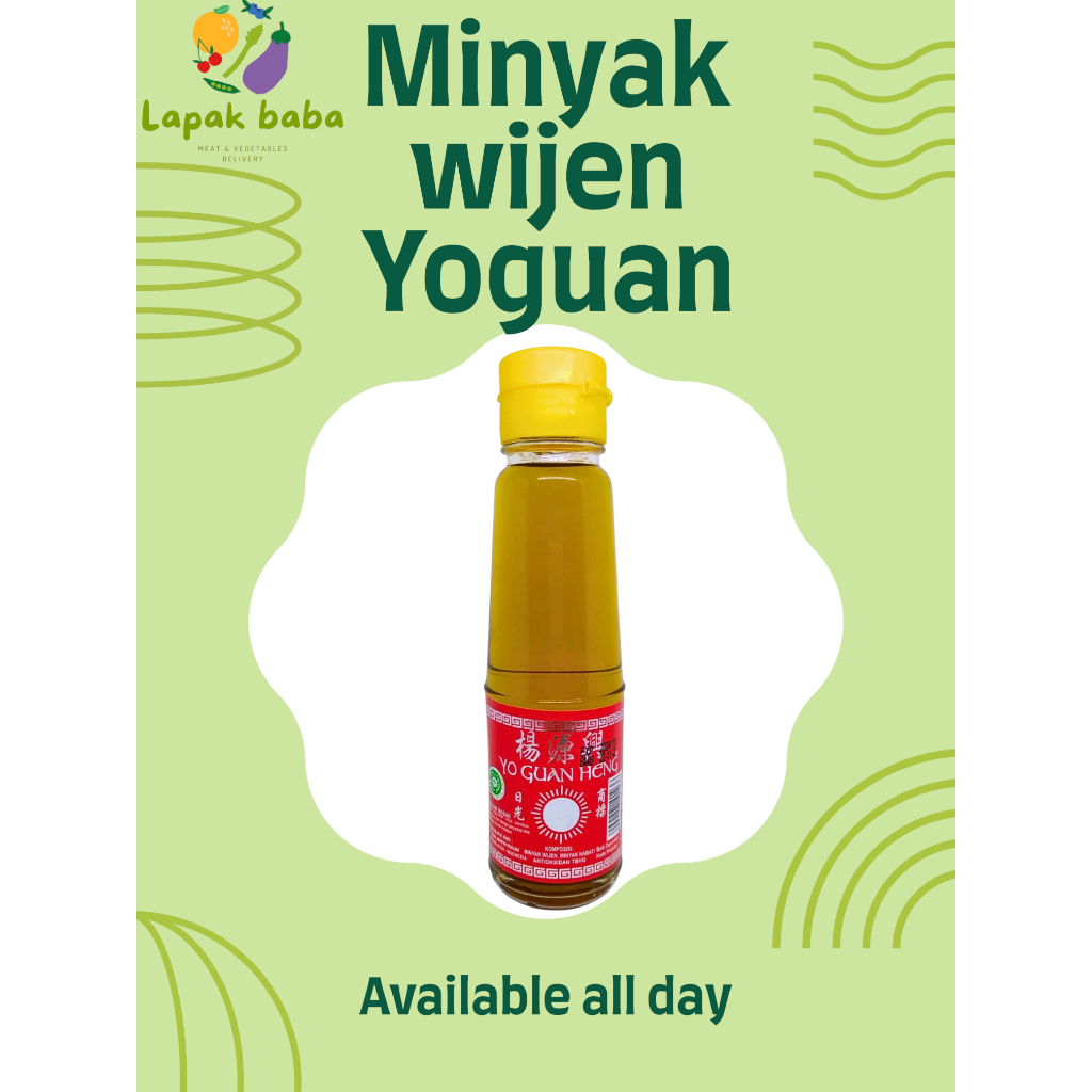 Minyak Wijen Yo Guan Heng 110ml - Wangi, Halal, Premium